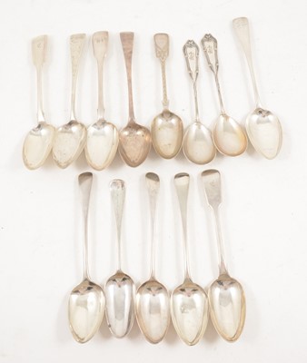 Lot 1222 - A quantity of silver table spoons