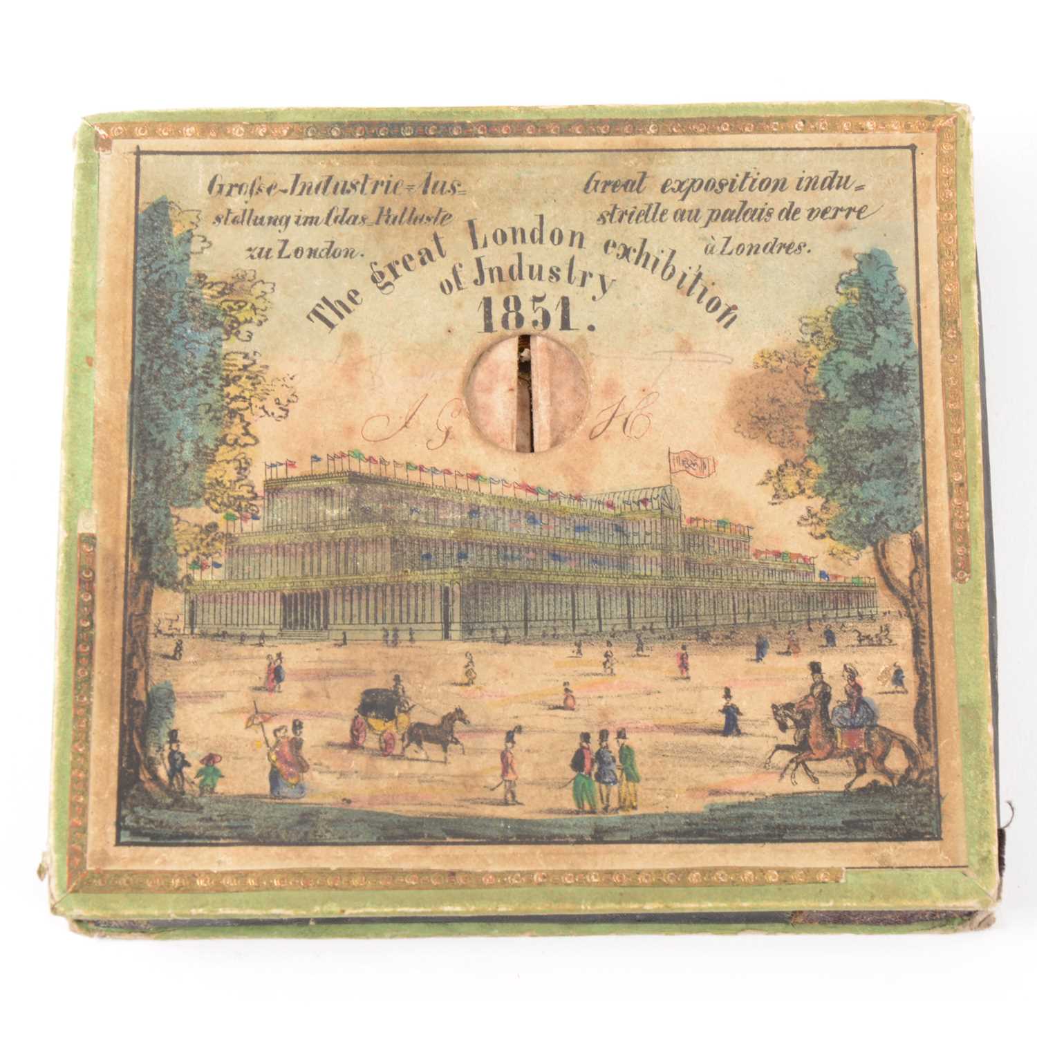 Lot 329 - A rare 'The Great London Exhibition of Industry 1851' concertina paper peepshow