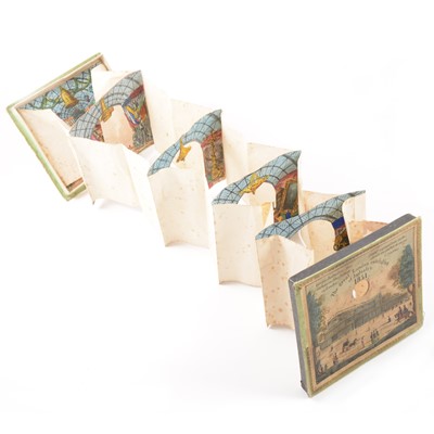 Lot 329 - A rare 'The Great London Exhibition of Industry 1851' concertina paper peepshow