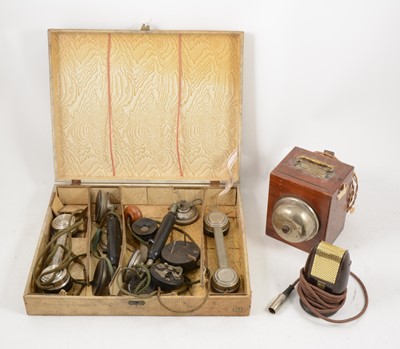 Lot 217 - Vintage mahogany telephone bell box