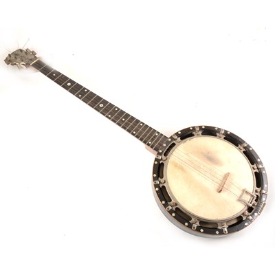 Lot 67 - A five string Zither banjo, "The New Windsor" made by A.O.Windsor