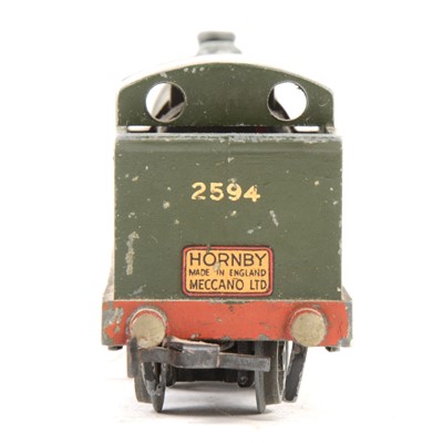 Lot 158 - Hornby Dublo OO gauge model railway locomotive; EDL7 'Southern' 2594, pre-war example, unboxed.