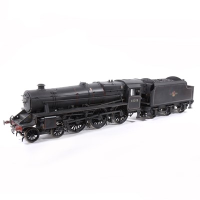 Lot 2 - Bachmann electric, gauge 1 / G scale, 45mm locomotive and tender; LSL13 'Black Five' 4-6-0 BR  no.45018, in wooden case.