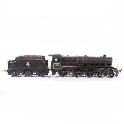 Lot 3 - Accucraft electric, gauge 1 / G scale, 45mm locomotive and tender; 'Black Five' BR no.45080, in wooden case.