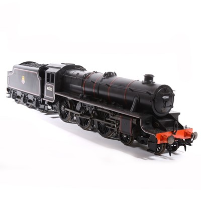 Lot 3 - Accucraft electric, gauge 1 / G scale, 45mm locomotive and tender; 'Black Five' BR no.45080, in wooden case.