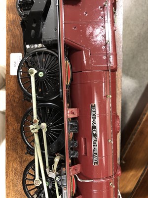 Lot 10 - Aster Hobby live steam, gauge 1 / G scale, 45mm locomotive and tender; 'Duchess of Sutherland' 4-6-2 LMS no.6233, in wooden case.