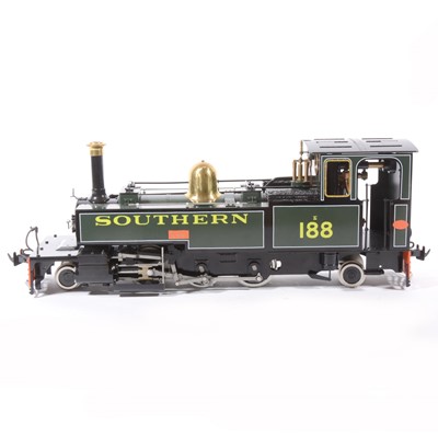 Lot 14 - Accucraft live steam, gauge 1 / G scale, 45mm locomotive, L&B'LEW' 2-6-2T Southern no.188, with instructions, accessories and box.