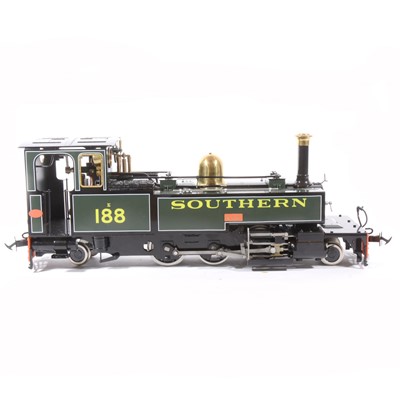 Lot 14 - Accucraft live steam, gauge 1 / G scale, 45mm locomotive, L&B'LEW' 2-6-2T Southern no.188, with instructions, accessories and box.