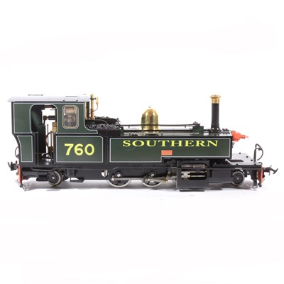Lot 18 - Accucraft live steam, gauge 1 / G scale, 45mm locomotive, L&B 'Exe' 2-6-2 Southern no.760, with instructions, accessories and box.