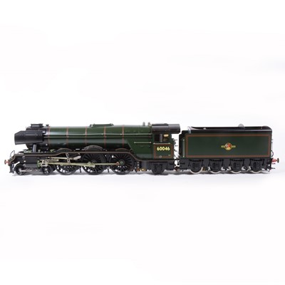 Lot 21 - Aster Hobby live steam, gauge 1 / G scale, 45mm locomotive and tender, 'Diamond Jubilee' 4-6-2 BR no.60046, in carry case and accessories.