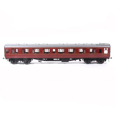 Lot 22 - Tower Brass Models, gauge 1 / G scale, 45mm passenger coach, BR maroon no.M24576, boxed.