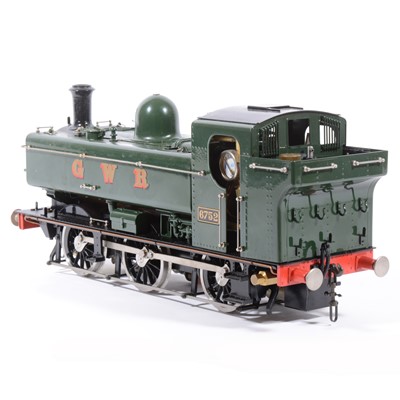 Lot 27 - Aster Hobby live steam, gauge 1 / G scale, 45mm locomotive, 0-6-0 Pannier tank, GWR no.6752.