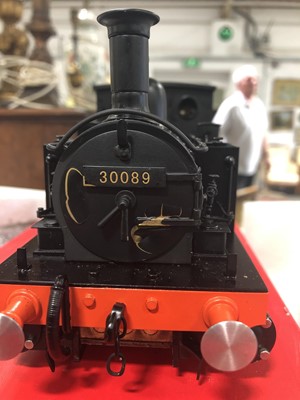 Lot 31 - Accucraft live steam, gauge 1 / G scale, 45mm locomotive, BR B4 Early emblem 0-4-0T no.30089, with instructions, acessories and box.