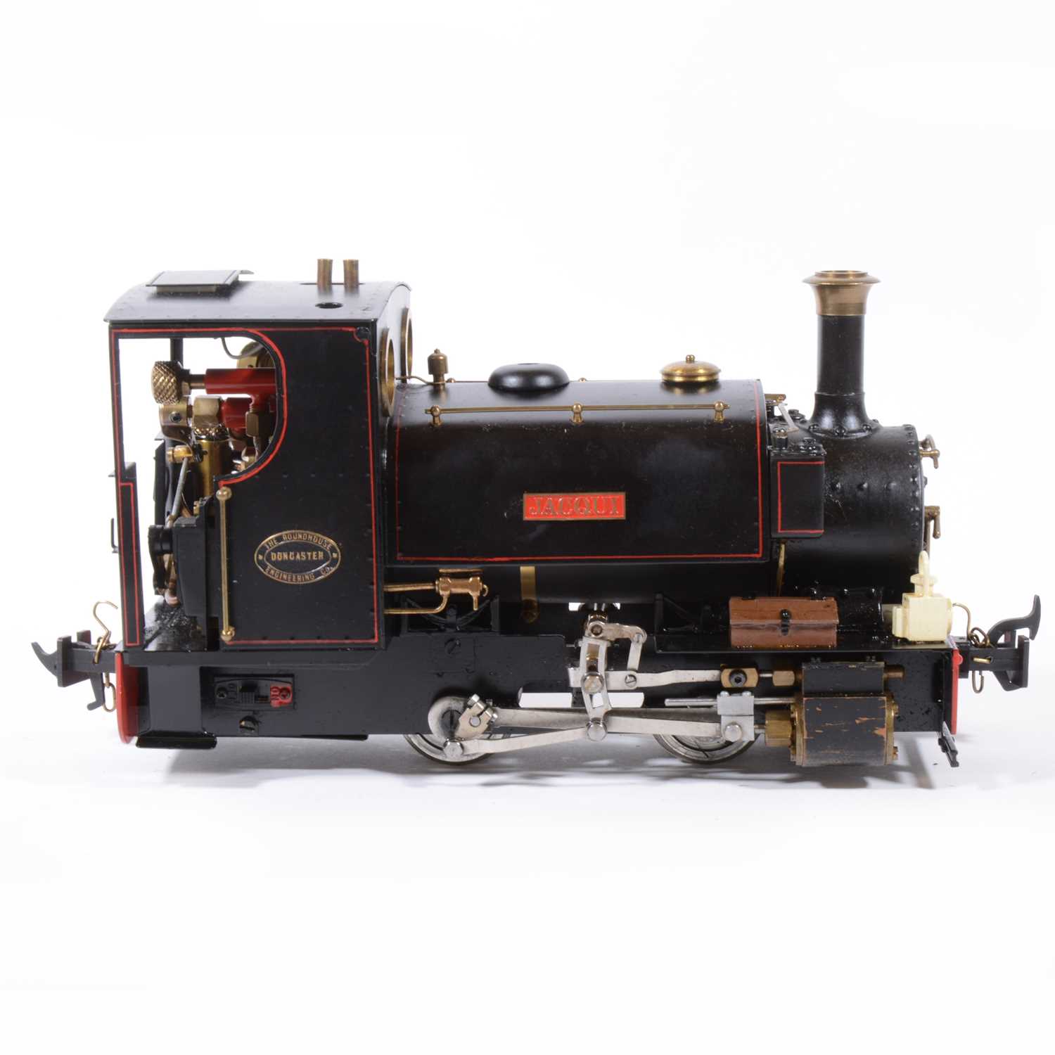 Lot 33 - Roundhouse live steam, gauge 1 / G scale, 32mm locomotive, 'Jacqui' 0-4-0, black.