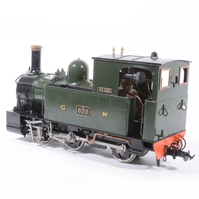 Lot 39 - Accucraft live steam, gauge 1 / G scale, 45mm locomotive, W&L Countess 'The Earl', 0-6-0T no.822, with instructions.