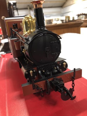 Lot 40 - Accucraft live steam, gauge 1 / G scale, 45mm locomotive, Isle of Man 'Peveril', 2-4-0T, with instructions and box.