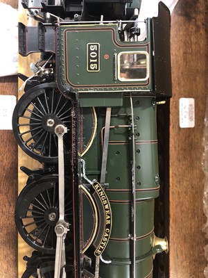Lot 41 - Aster Hobby live steam, gauge 1 / G scale, 45mm locomotive and tender, 'Kingswear Castle' 4-6-0 GW no.5015, green, in carry case and booklets.