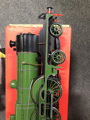 Lot 50 - Finescale steam, gauge 1 / G scale, 45mm locomotive and tender, B12 LNER no.8507, 4-6-0, green, in wooden case, with RC