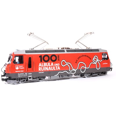 Lot 85 - LGB electric, G scale, 100 Jahre Albula und Ruinault locomotive, no.27422, boxed.