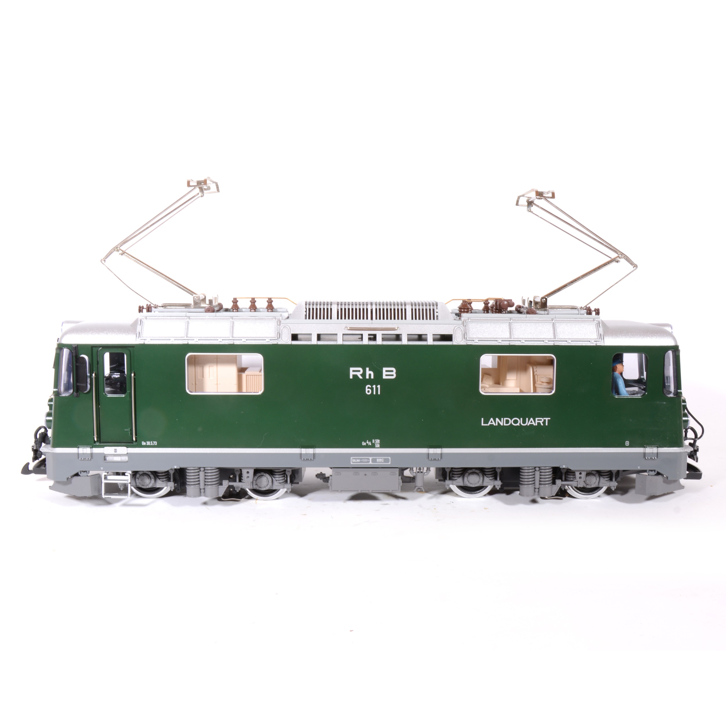 Lot 87 - LGB electric, G scale, RhB GE 4/4 II