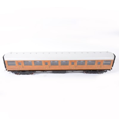 Lot 72 - The Finescale Locomotive Company passenger coaches, gauge 1 / G scale, 45mm, rake of three LNER 'Teak' no.441 (x2), no.2151, (3).