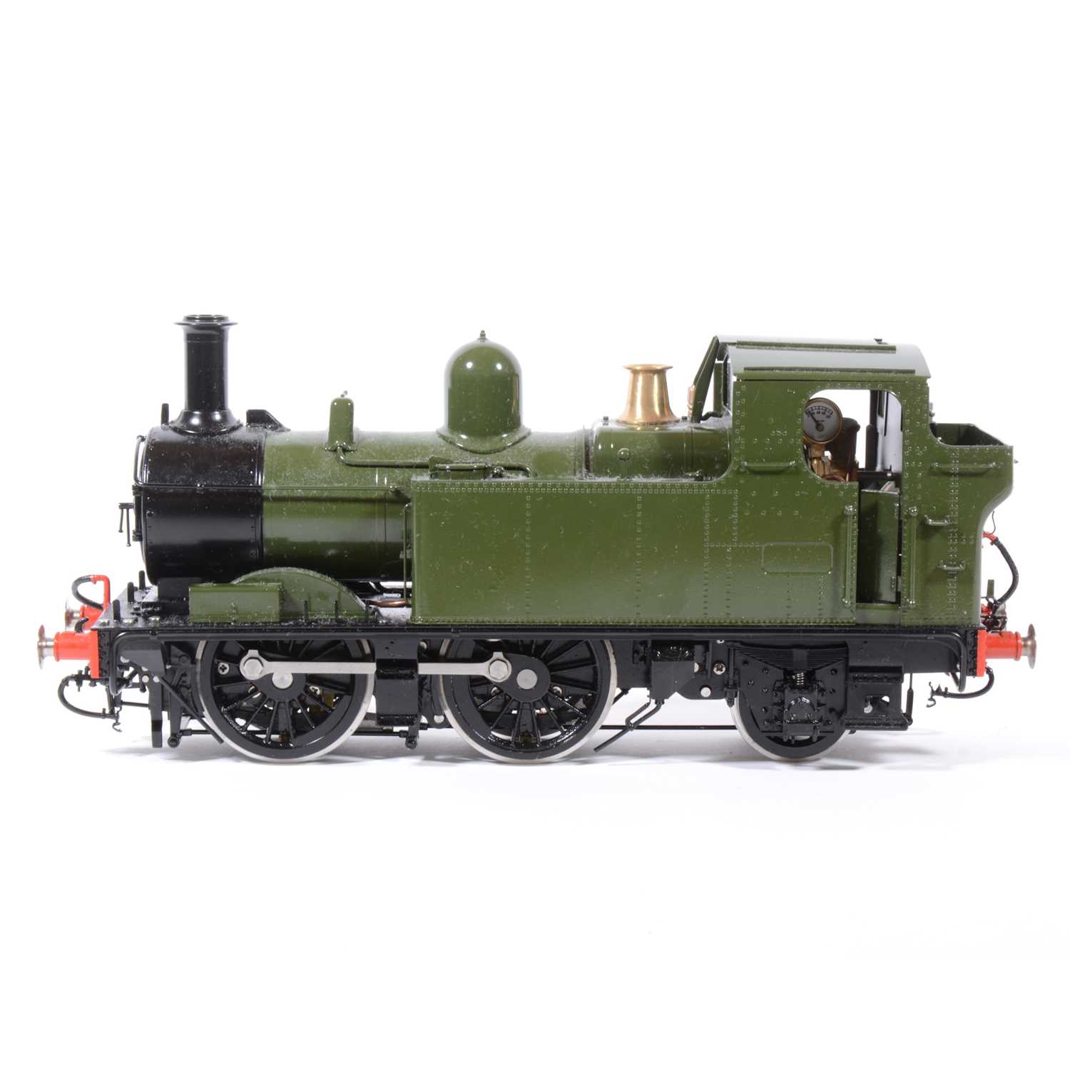 Lot 82 - Bowande live steam, gauge 1 / G scale, 45mm locomotive, 14xx class 0-6-0, green, boxed.