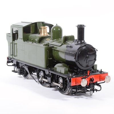 Lot 82 - Bowande live steam, gauge 1 / G scale, 45mm locomotive, 14xx class 0-6-0, green, boxed.