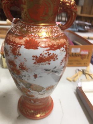 Lot 1001 - A Japanese Kutani vase
