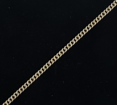 Lot 1351 - Gold watch chain