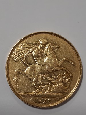 Lot 1312 - George IV gold double Sovereign coin, 1823