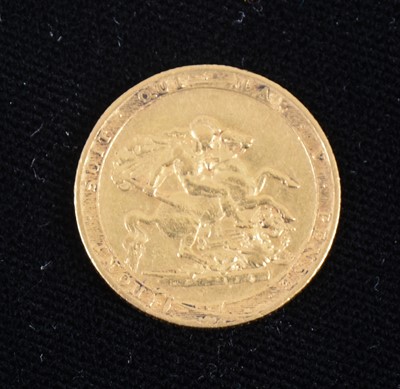 Lot 1314 - A George III gold Sovereign coin 1820.