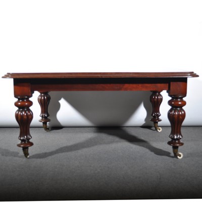 Lot 598 - Early Victorian mahogany extending dining table