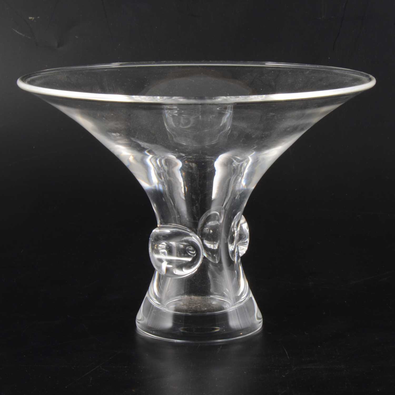 Lot 6 - A Steuben crystal glass vase