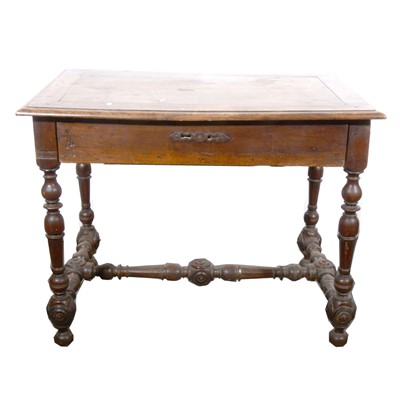 Lot 180 - An Italian walnut side table, 19th century