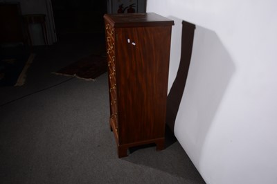 Lot 181 - A modern hardwood eight-drawer Wellington chest