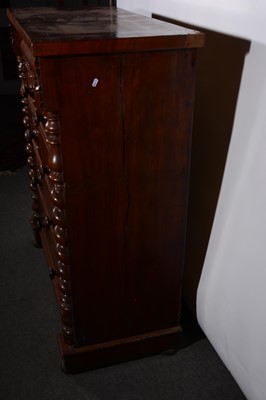 Lot 75 - A Victorian mahogany chest of drawers