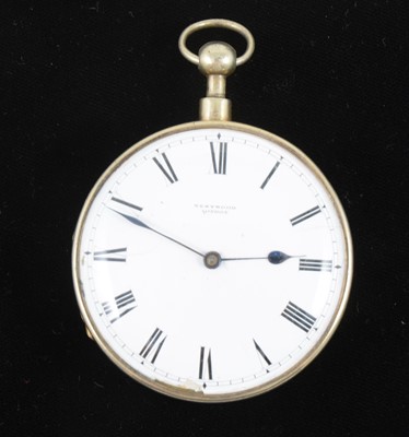 Lot 1364 - A Westwood silver gilt quarter striking pocket watch