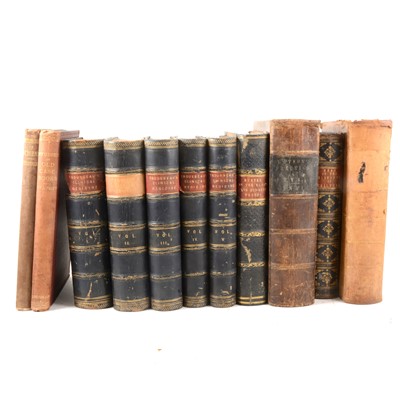 Lot 246 - A TROUSSEAU, Lectures On Clinical Medicine, in five vols, London 1867, and other Victorian medical works