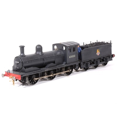 Lot 83 - Malcolm Mills Model Engineer gauge 1 / G scale, 45mm electric locomotive, 0-6-0, class J21 freight no.65033, BR black livery, with tender.