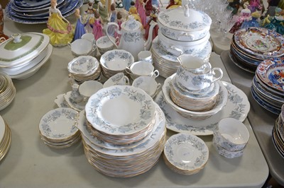 Lot 53 - An extensive Royal Albert bone china dinner service, Blue Maple pattern
