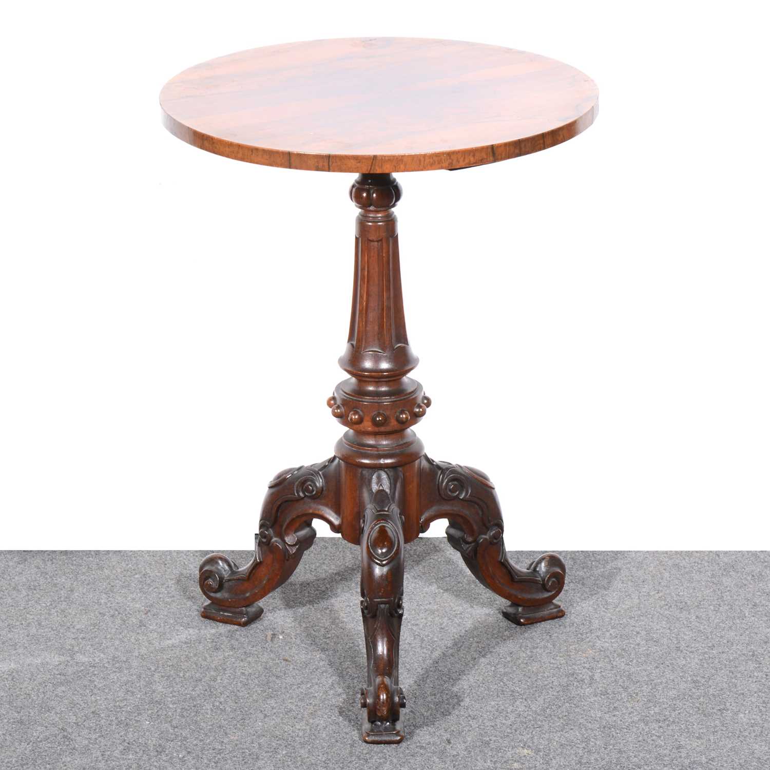 Lot 478 A Victorian pedestal table