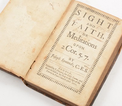 Lot 1151 - Sight and Faith or Meditations Upon two Corinthians 5.7