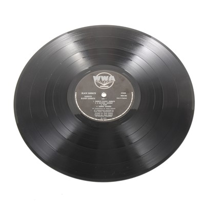 Lot 3 - Seven Black Sabbath vinyl LP records.