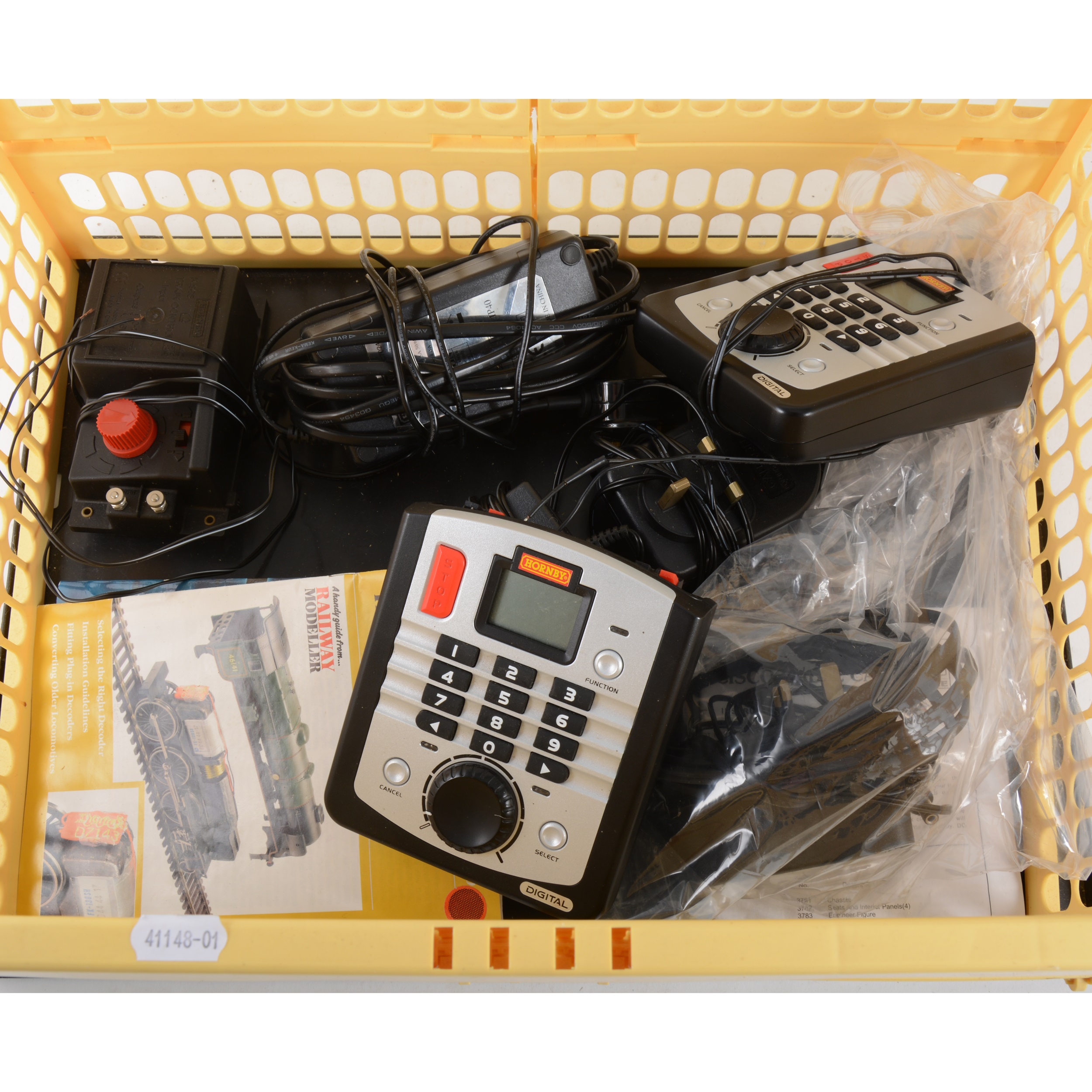 Lot 156 - Pair of Hornby model railway DCC controllers,