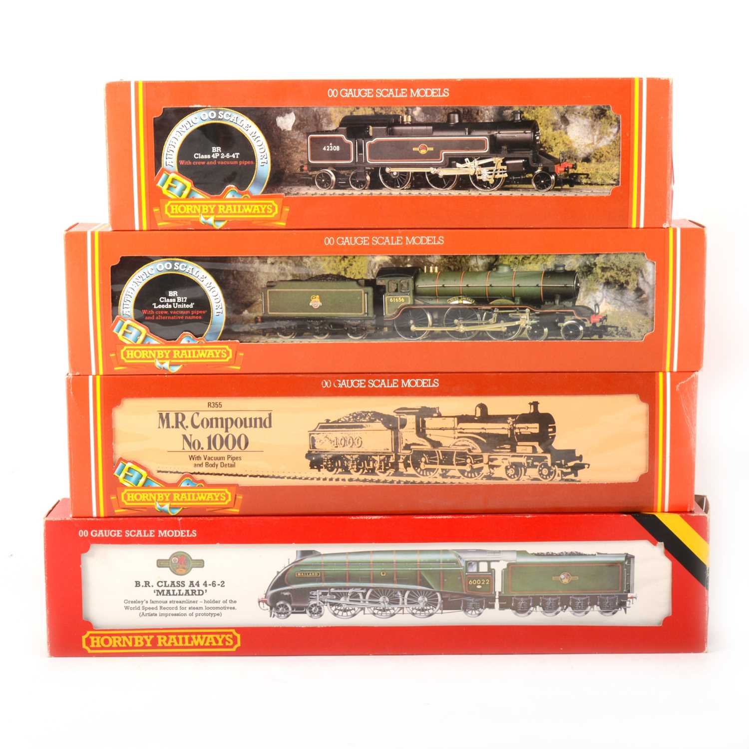 Lot 516 - Four Hornby OO gauge model railway locomotives, R062, R350, R060, R355.