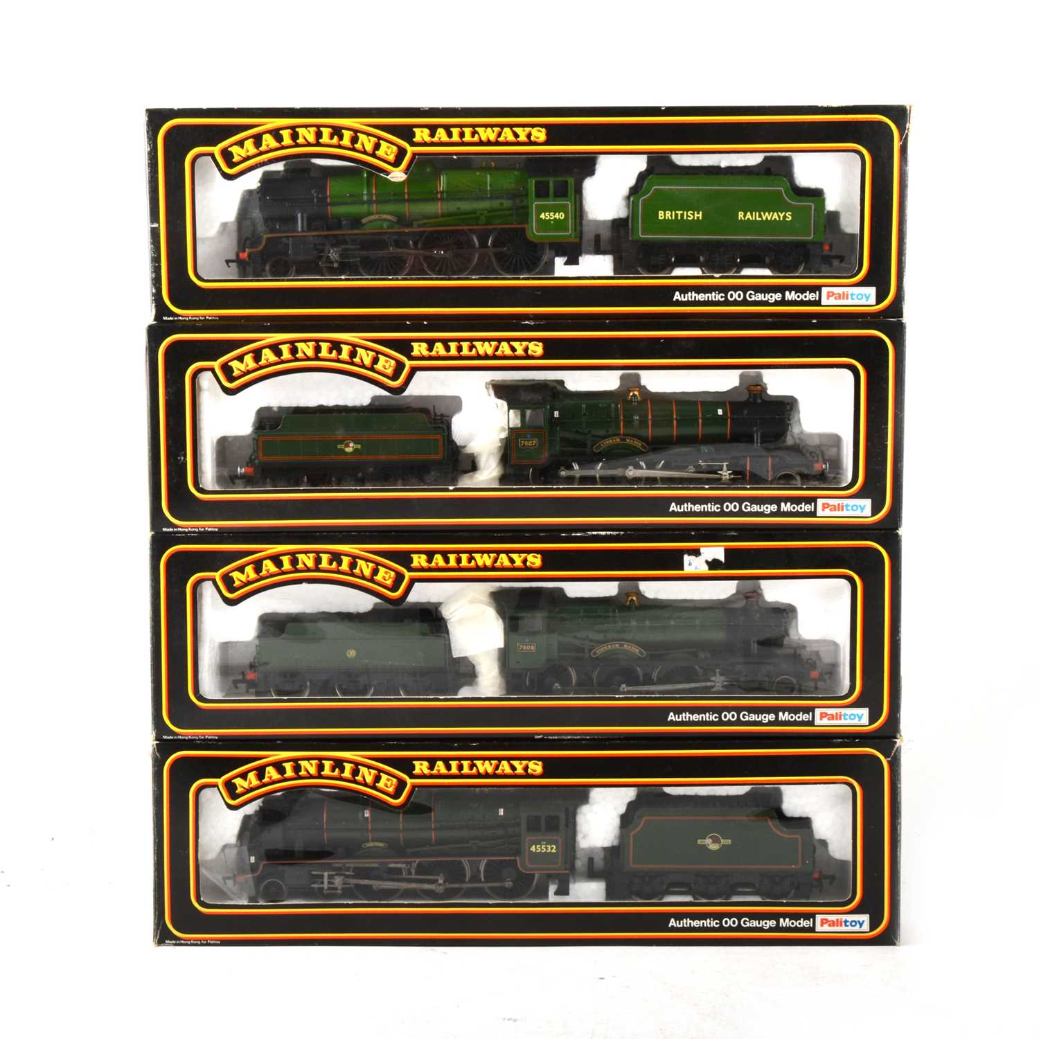 Lot 537 - Four Mainline Railways OO gauge model locomotives, 37-075, 937100, 37066, 37043.