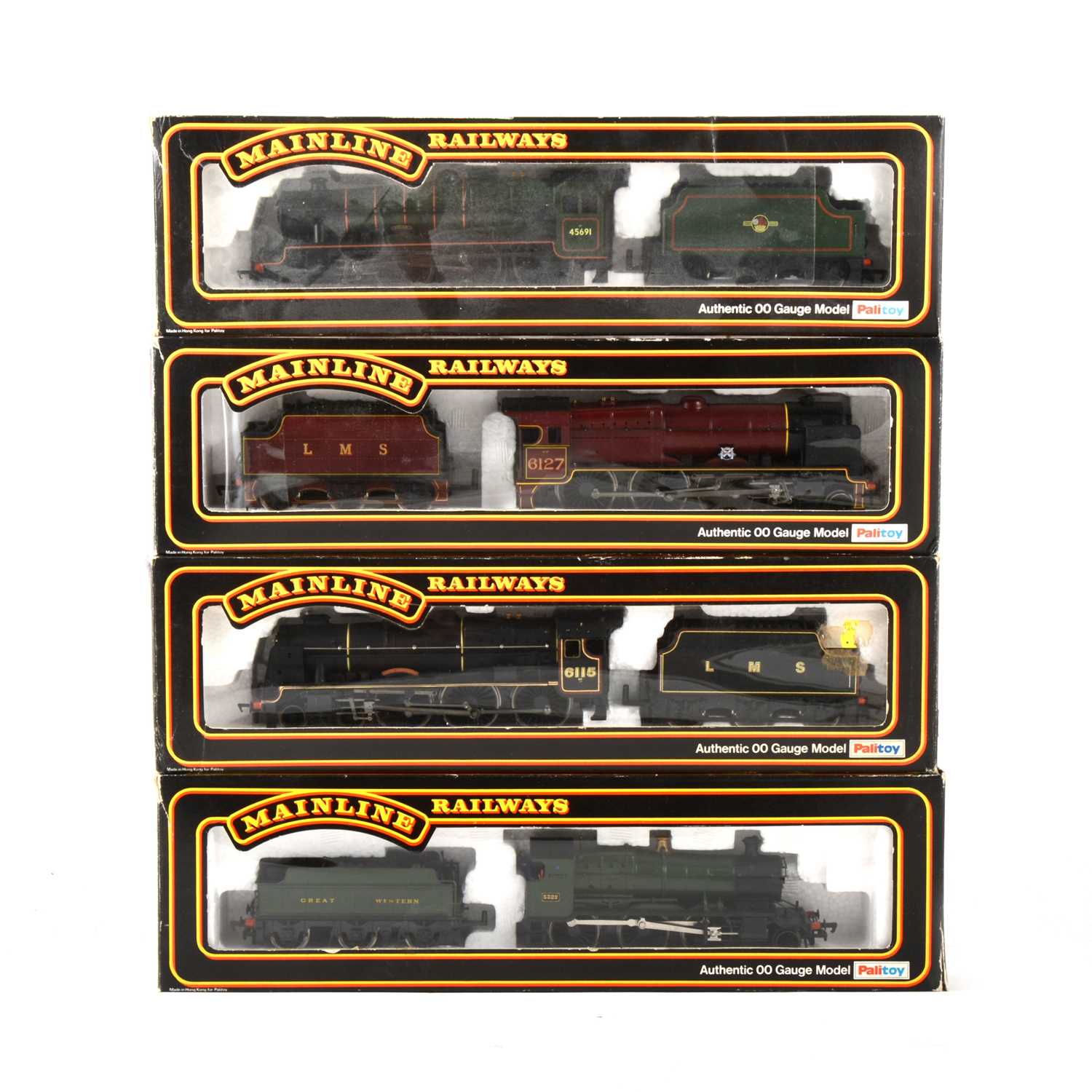 Lot 538 - Four Mainline Railways by Palitoy OO gauge model locomotives, 37-062, 37090, 37092, 37-056