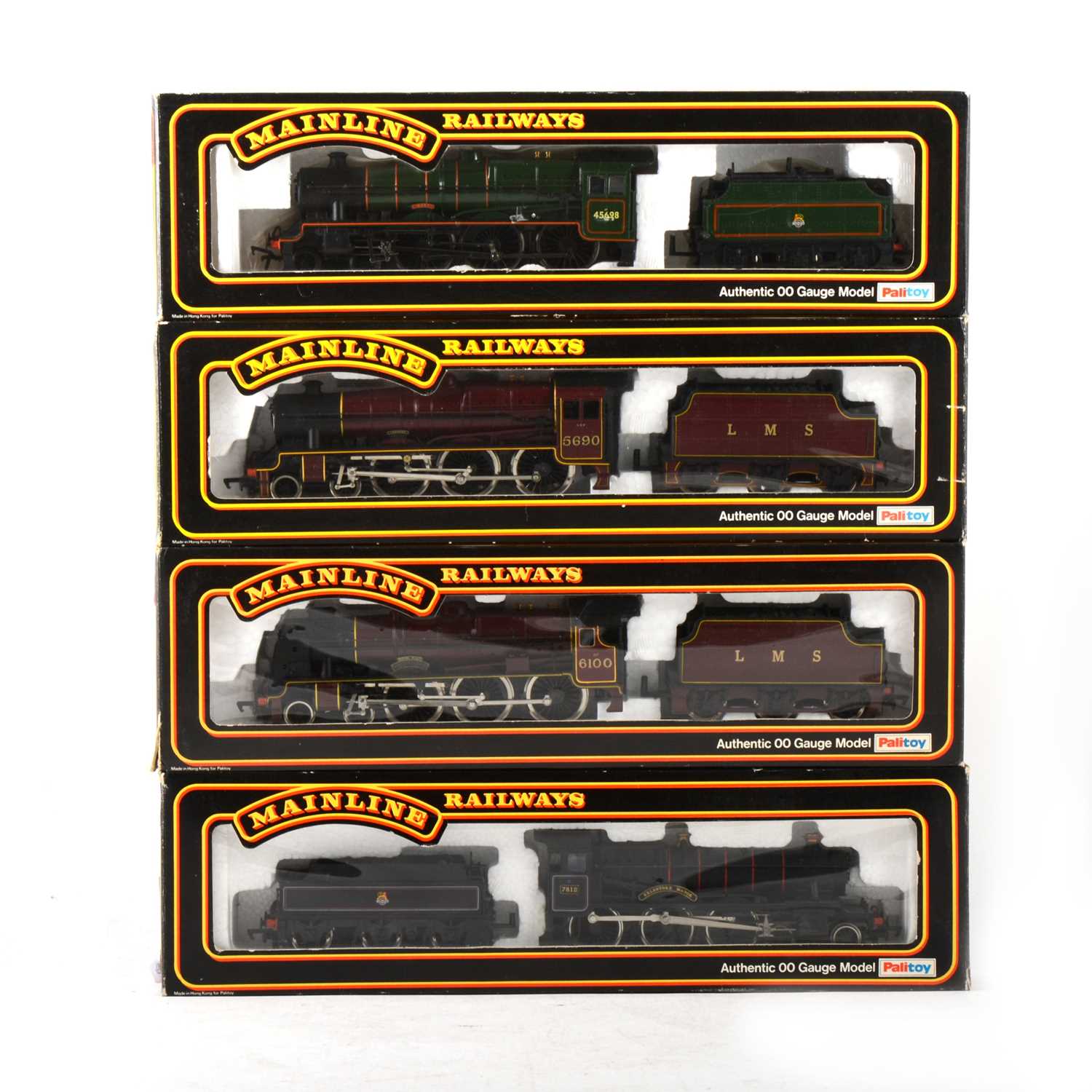 Lot 539 - Four Mainline Railways by Palitoy OO gauge model locomotives, 37047, 37-061, 37-060, 37-079.
