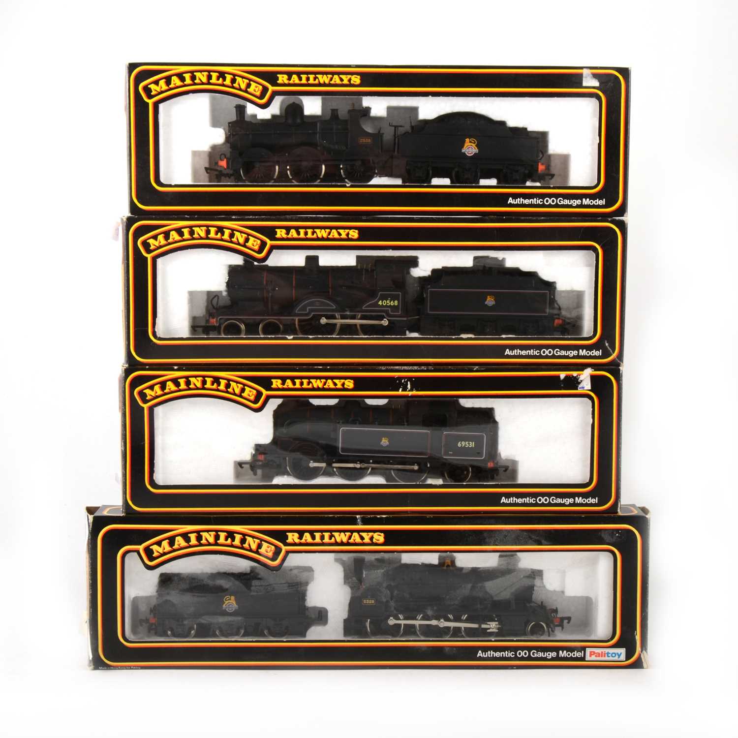 Lot 541 - Four Mainline Railways by Palitoy OO gauge model locomotives, 937515, 37091, 54157, 54155.