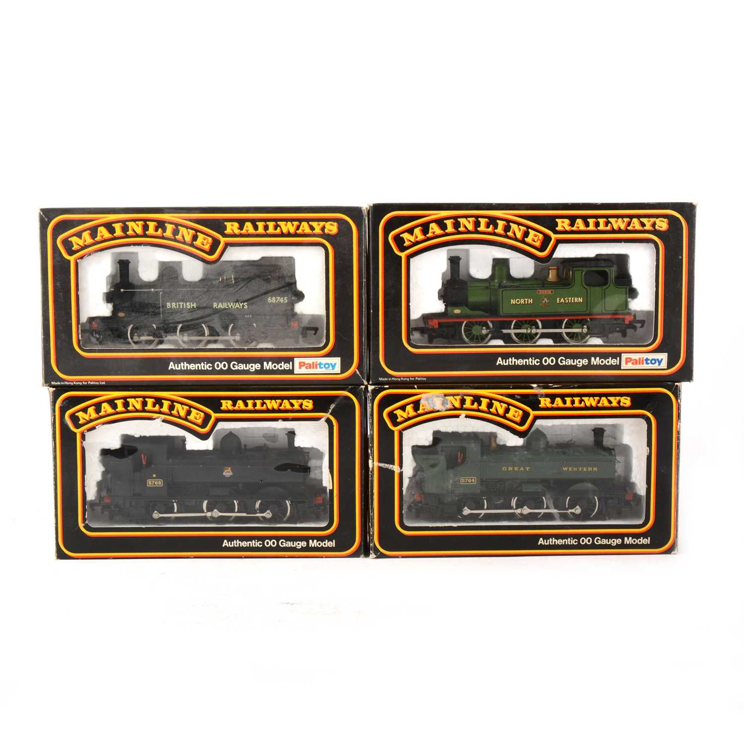 Lot 543 - Four Mainline Railways by Palitoy OO gauge model locomotives, 37-055, 69023, 37085, 37084.
